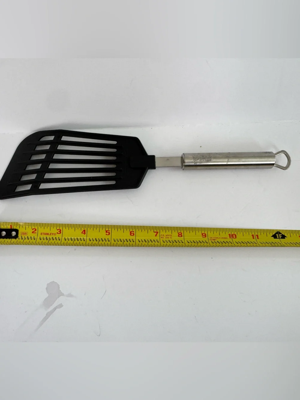 WMF Profi Plus Fish Slice Turner Spatula Stainless Steel Handle Black Slotted
